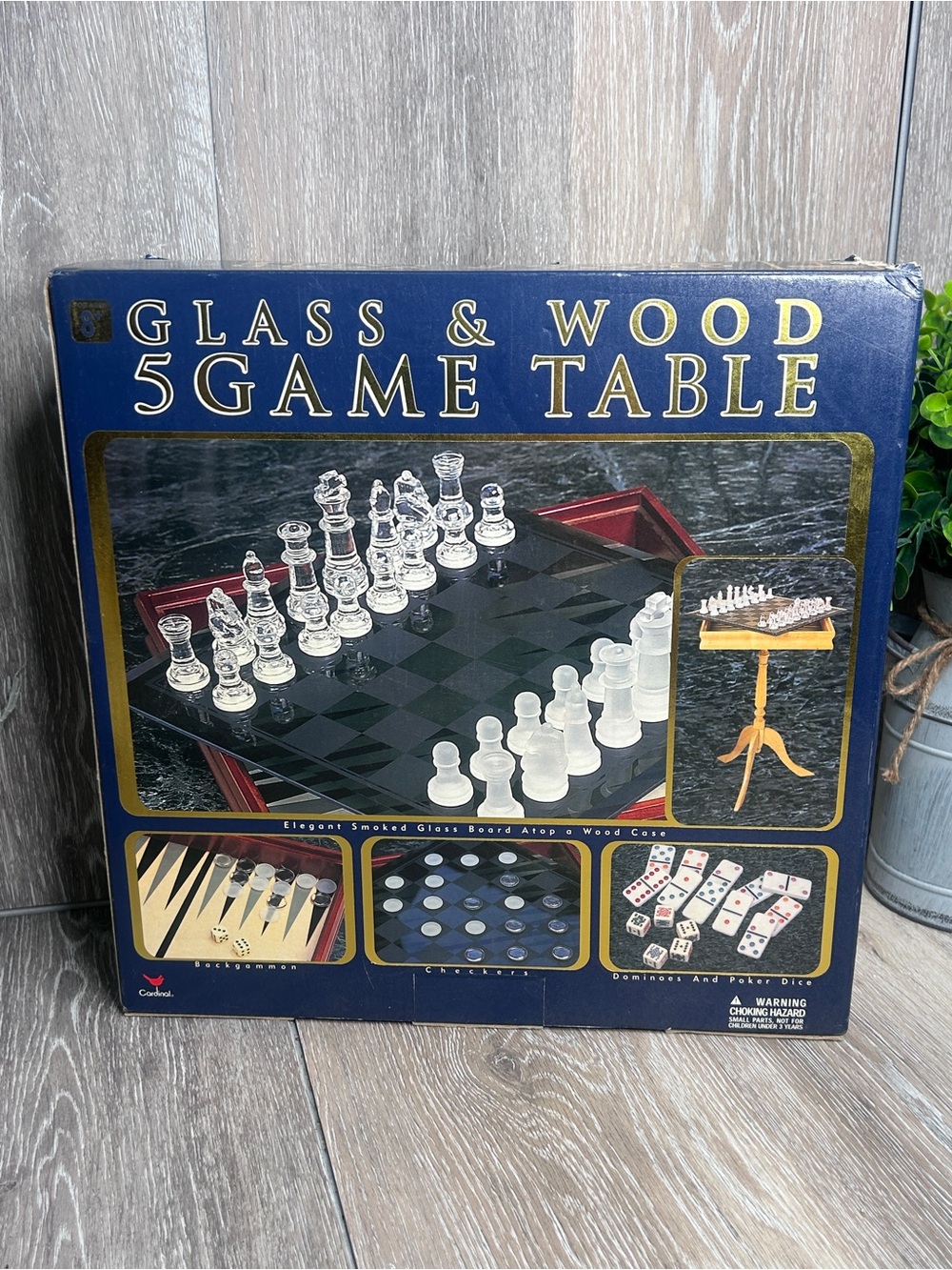 Multi‑Game Table Set | Glass Chess, Checkers, Backgammon, Dominoes, Dice